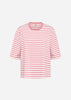 SC-RINA STRIPE 23 T-shirt Pink