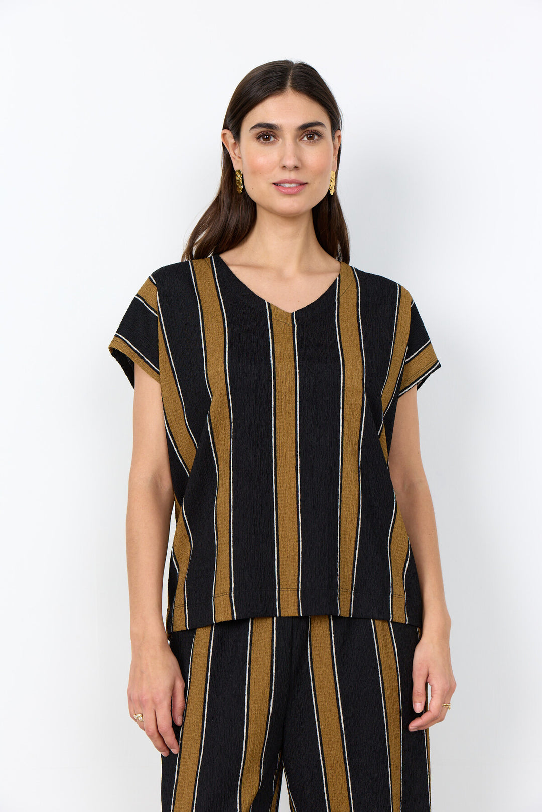 SC-FINJA 1 T-shirt in Black from soyaconcept | Soyaconcept.com