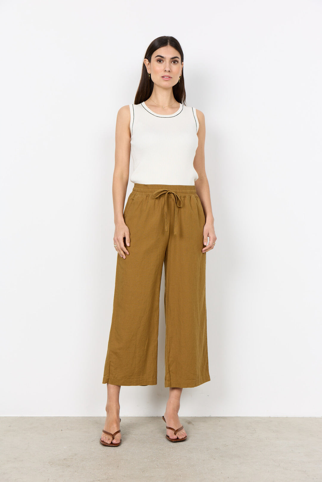 SC-INA 12-C Pants in Olive from soyaconcept | Soyaconcept.com