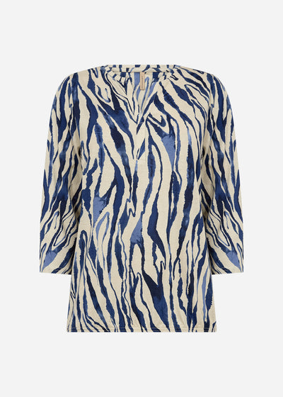 SC-FELICITY AOP 521 Blouse Dark blue