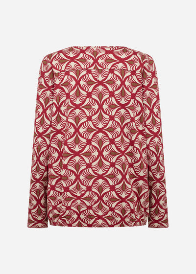 SC-FELICITY AOP 526 Blouse Red