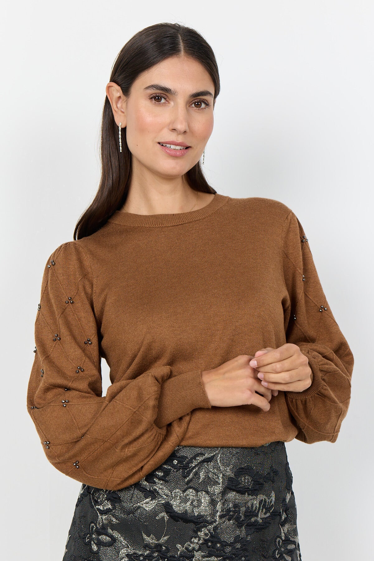 SC-DOLLIE 802 Pullover Brown