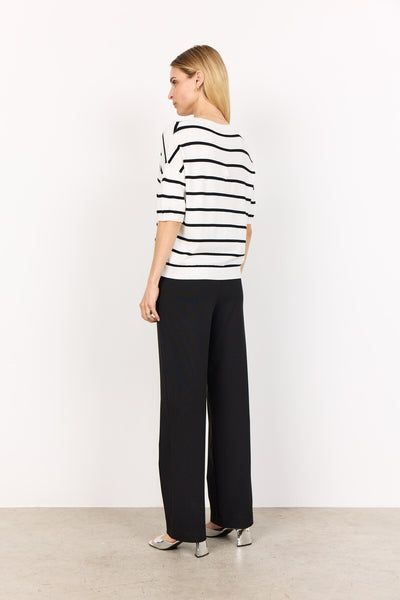 SC-DOLLIE STRIPE 794 Pullover Off white