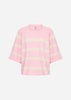 SC-ORLEAN STRIPE 5 Pullover Light pink