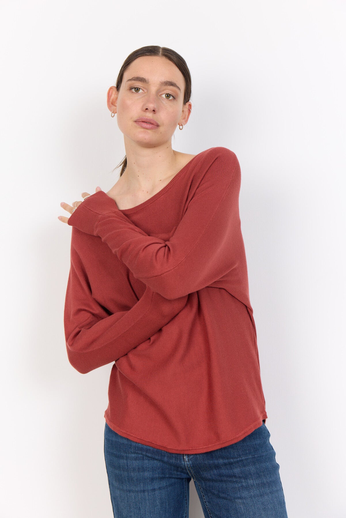 SC-DOLLIE 620 Pullover Rust red