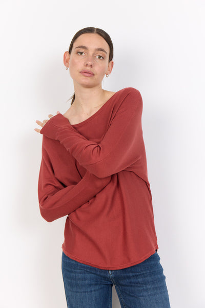 SC-DOLLIE 620 Pullover Rust red