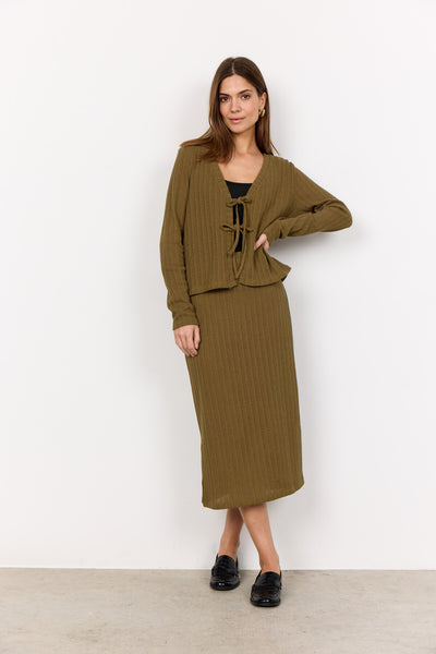 SC-SHONAS 3 Cardigan Olive