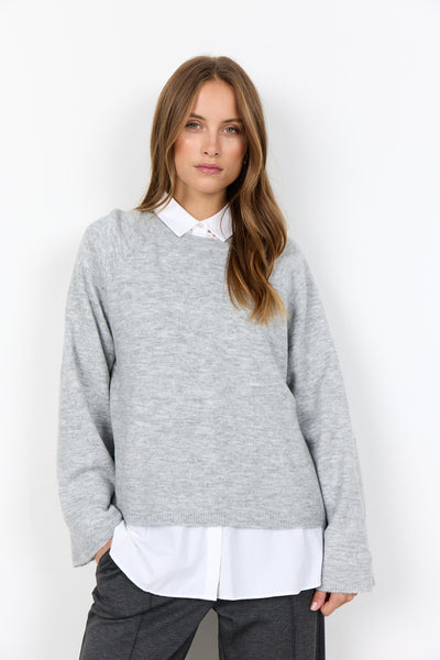 SC-ORLEAN 4 Pullover Light grey