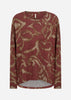SC-BIARA AOP 160 Blouse Ruby red