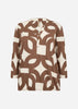 SC-FELICITY AOP 542 Blouse Brown