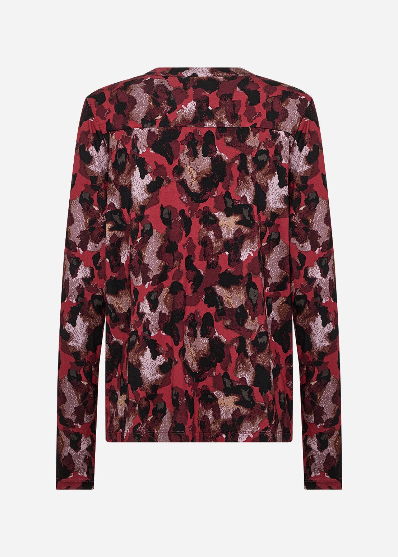 SC-MARICA AOP 341 Blouse Dark red