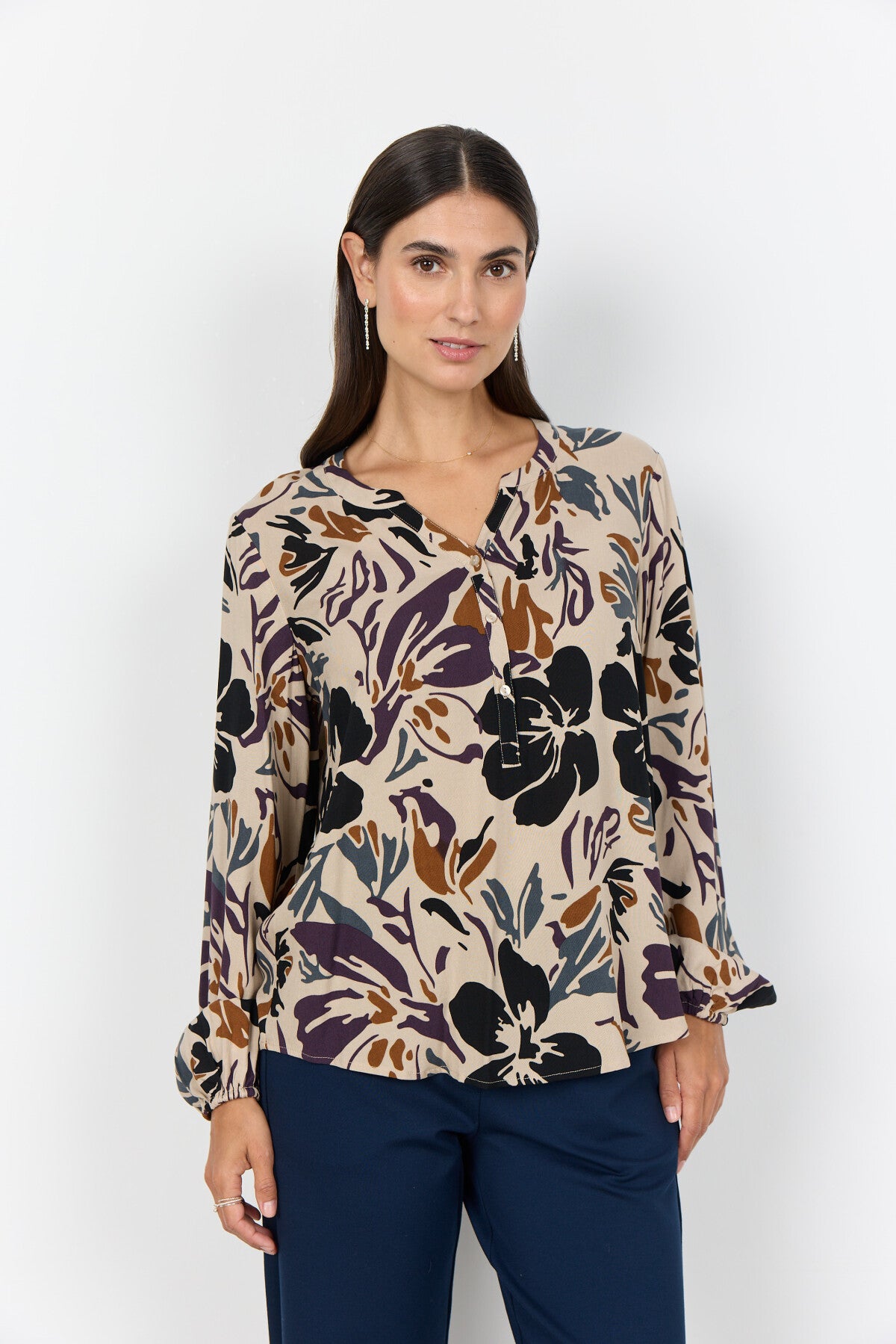 SC-ANNEMAI 1 Blouse Purple