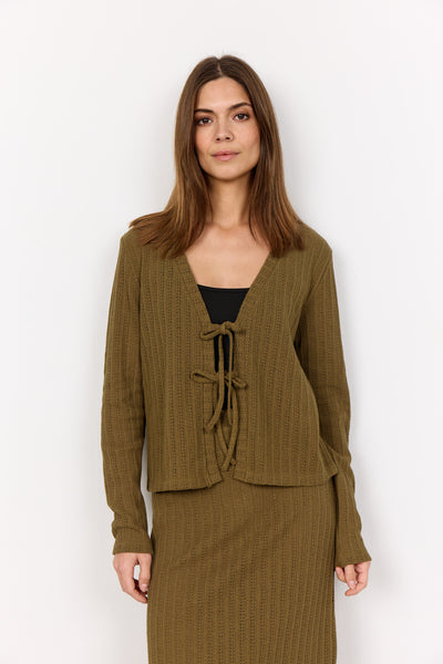 SC-SHONAS 3 Cardigan Olive