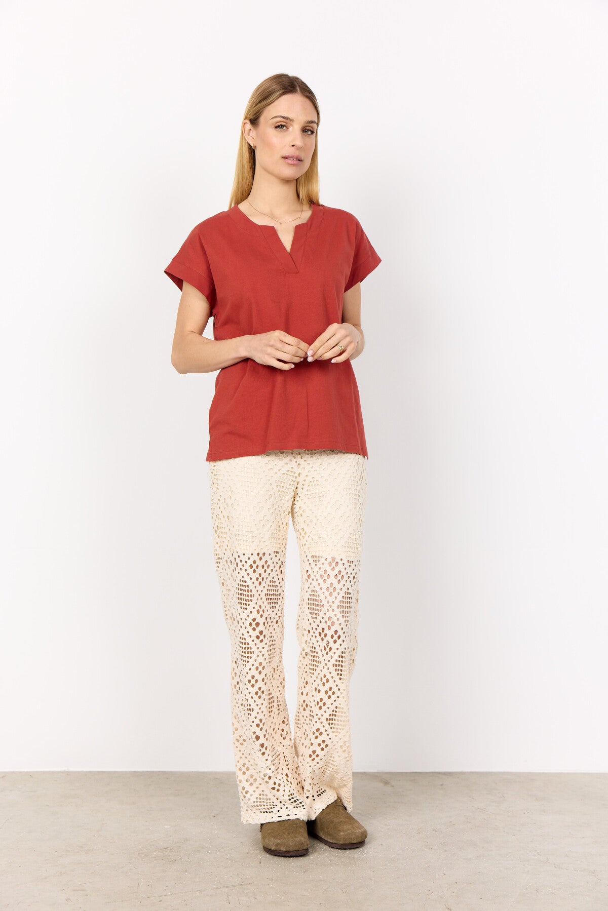 SC-DERBY 27 T-shirt Rust red