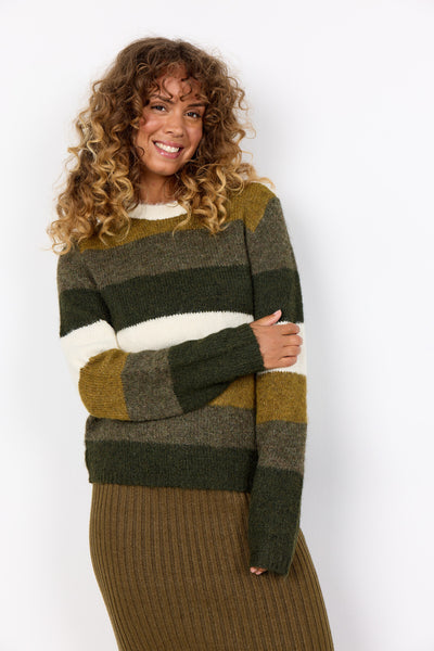 SC-ILENE 3 Pullover Dark green