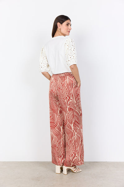 SC-SIGNORA 3-C Pants Rust red