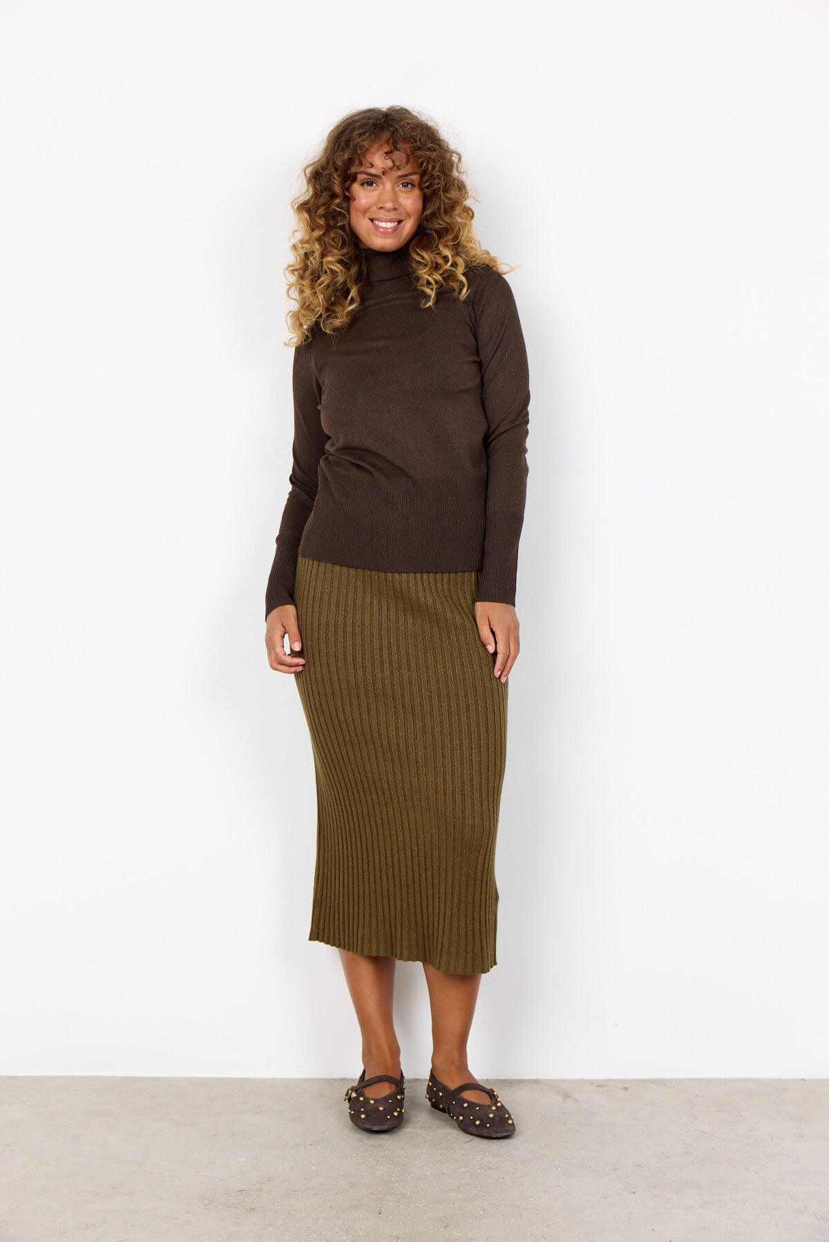 SC-DOLLIE 145 Pullover Dark brown