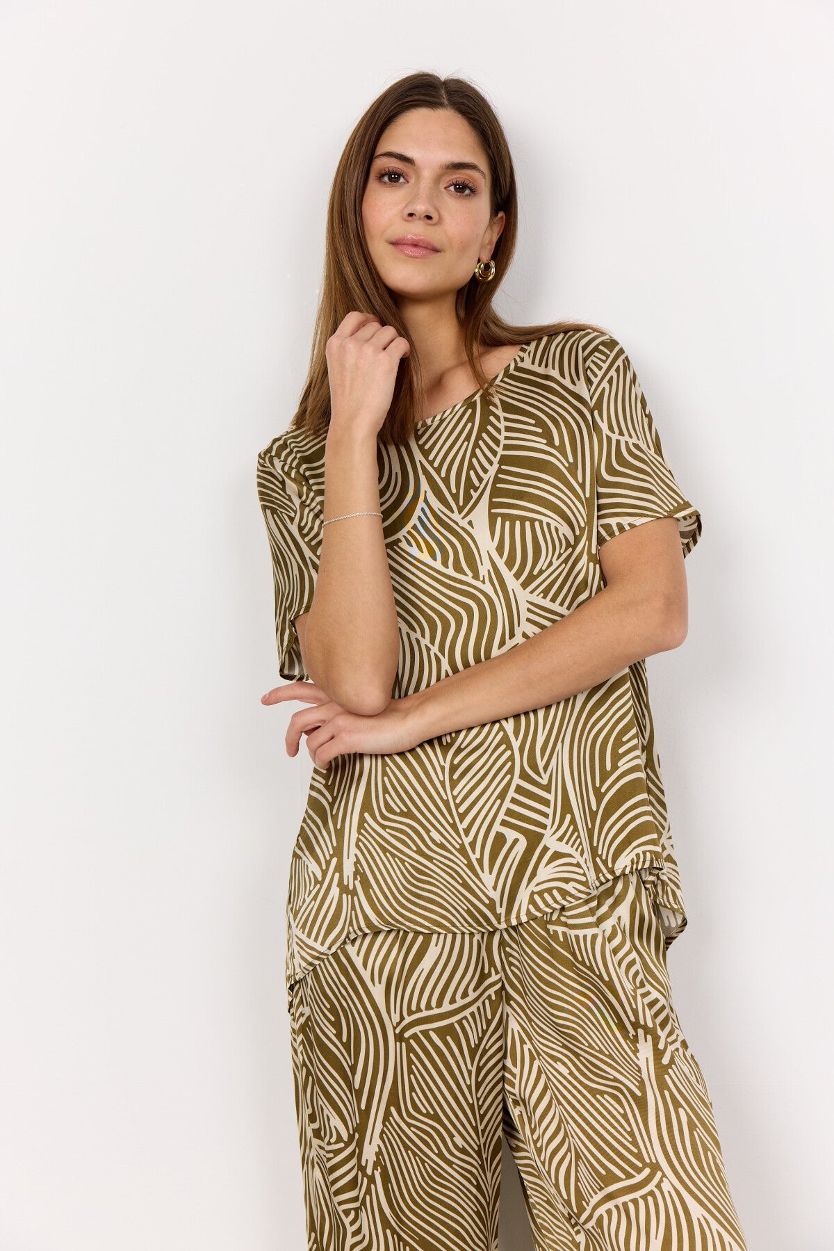 SC-SIGNORA 1 Blouse Olive