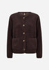 SC-ONYX 2 Cardigan Dark plum