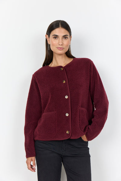 SC-ONYX 2 Cardigan Dark red