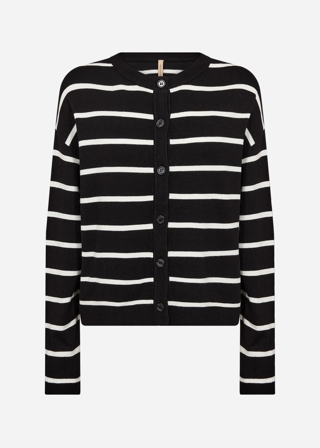 SC-DOLLIE STRIPE 795 Cardigan Black