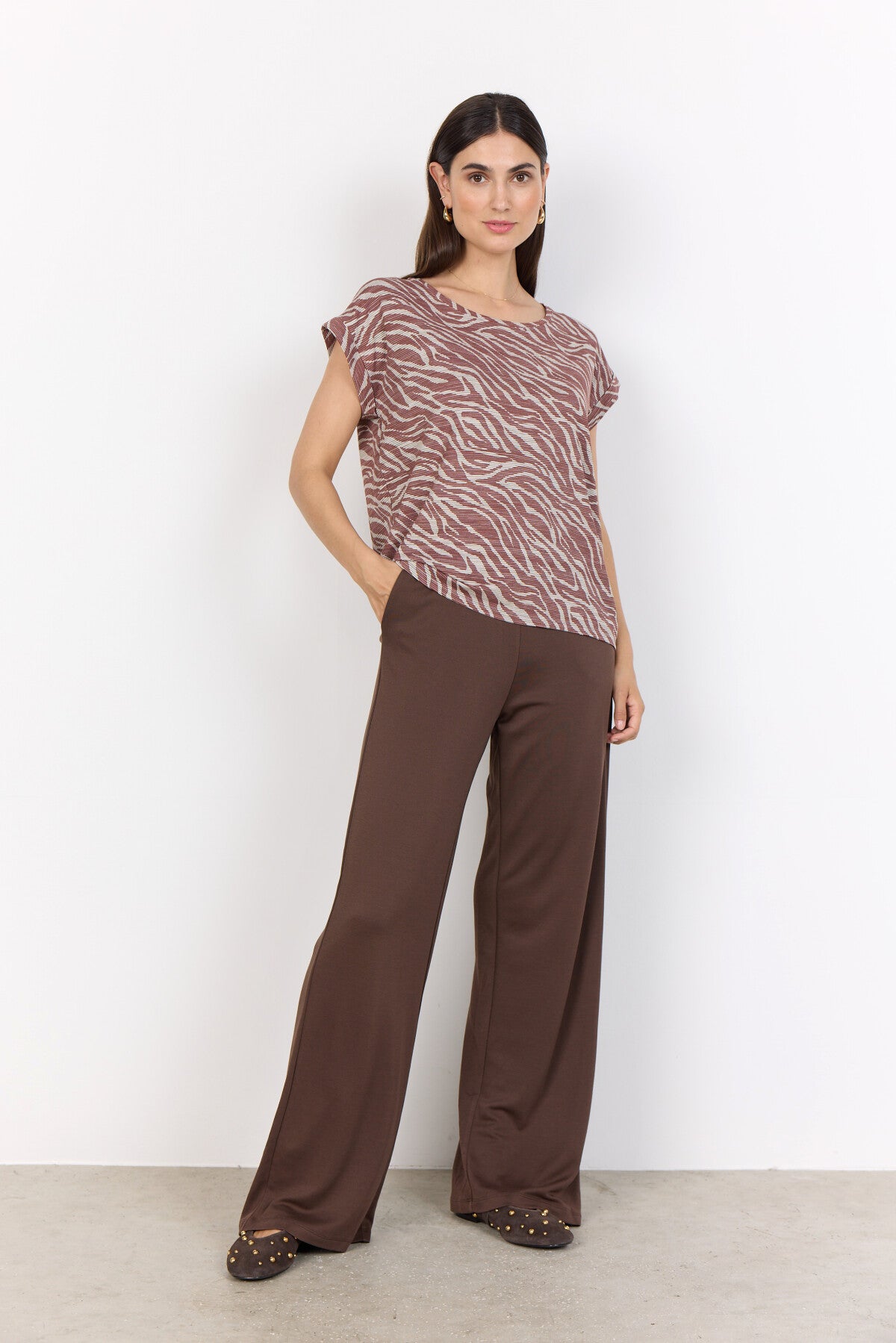 SC-GALINA 60 T-shirt Rust red