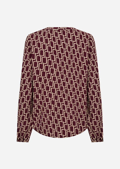 SC-VARLA 4 Blouse Bordeaux