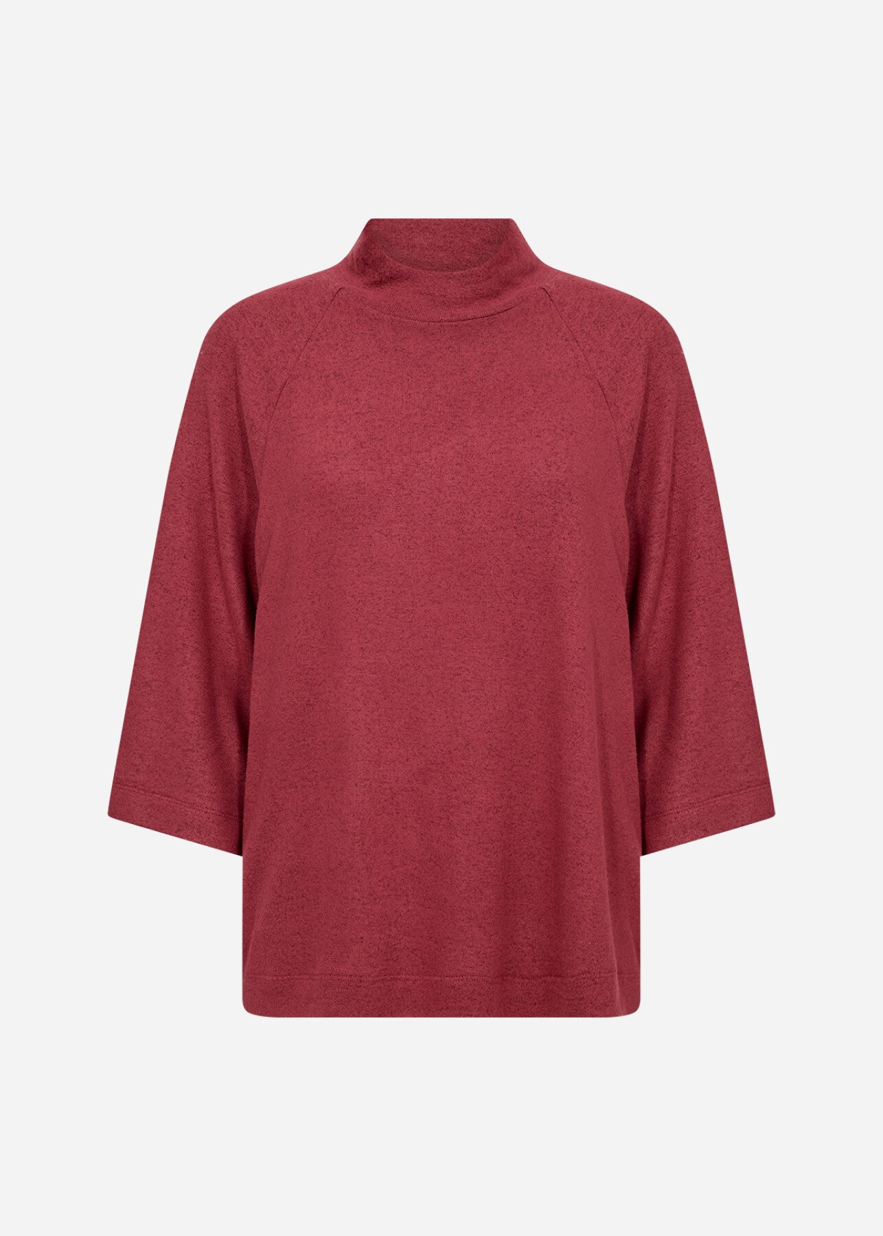 SC-BIARA 151 Blouse Ruby red