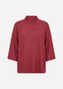 SC-BIARA 151 Blouse Ruby red