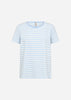 SC-RINA STRIPE 22 T-shirt Light blue