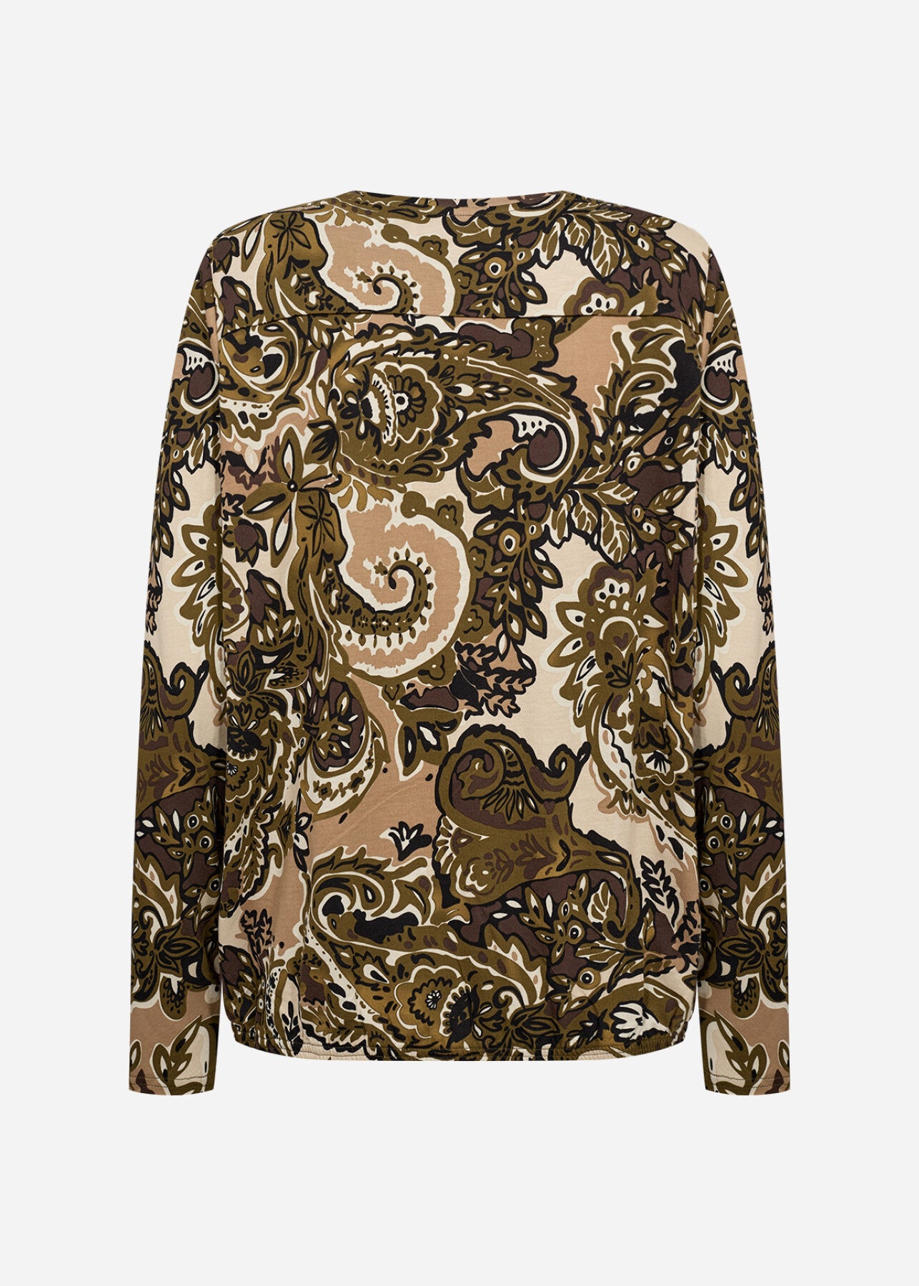 SC-FELICITY AOP 518 Blouse Dark green