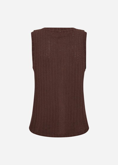 SC-SHONAS 1 Waistcoat Dark brown
