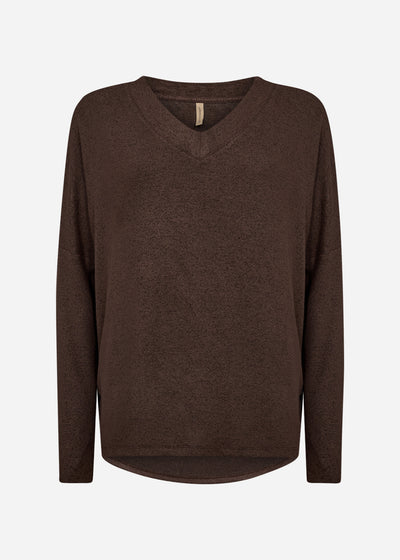 SC-BIARA 90 Blouse Dark brown