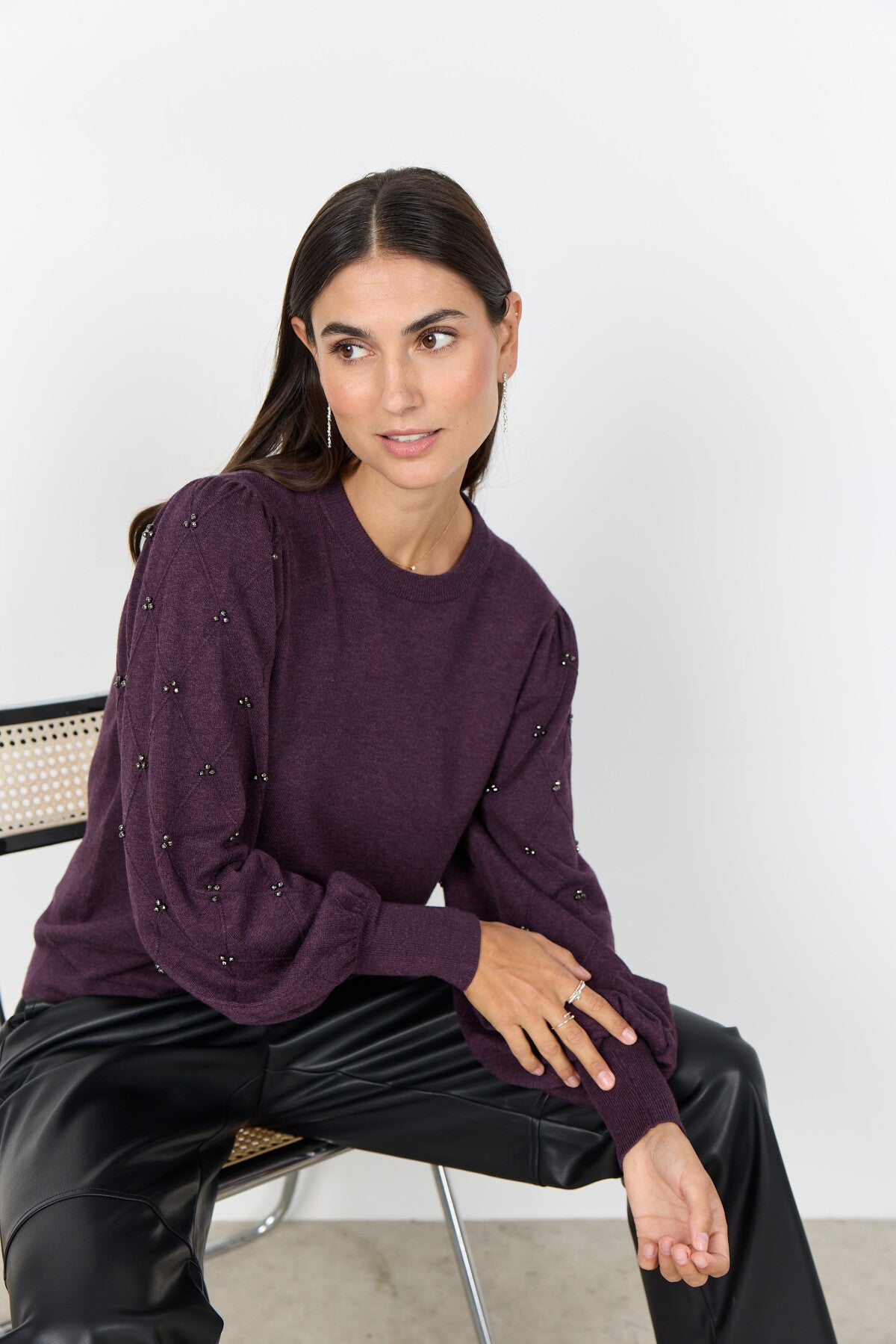 SC-DOLLIE 802 Pullover Purple