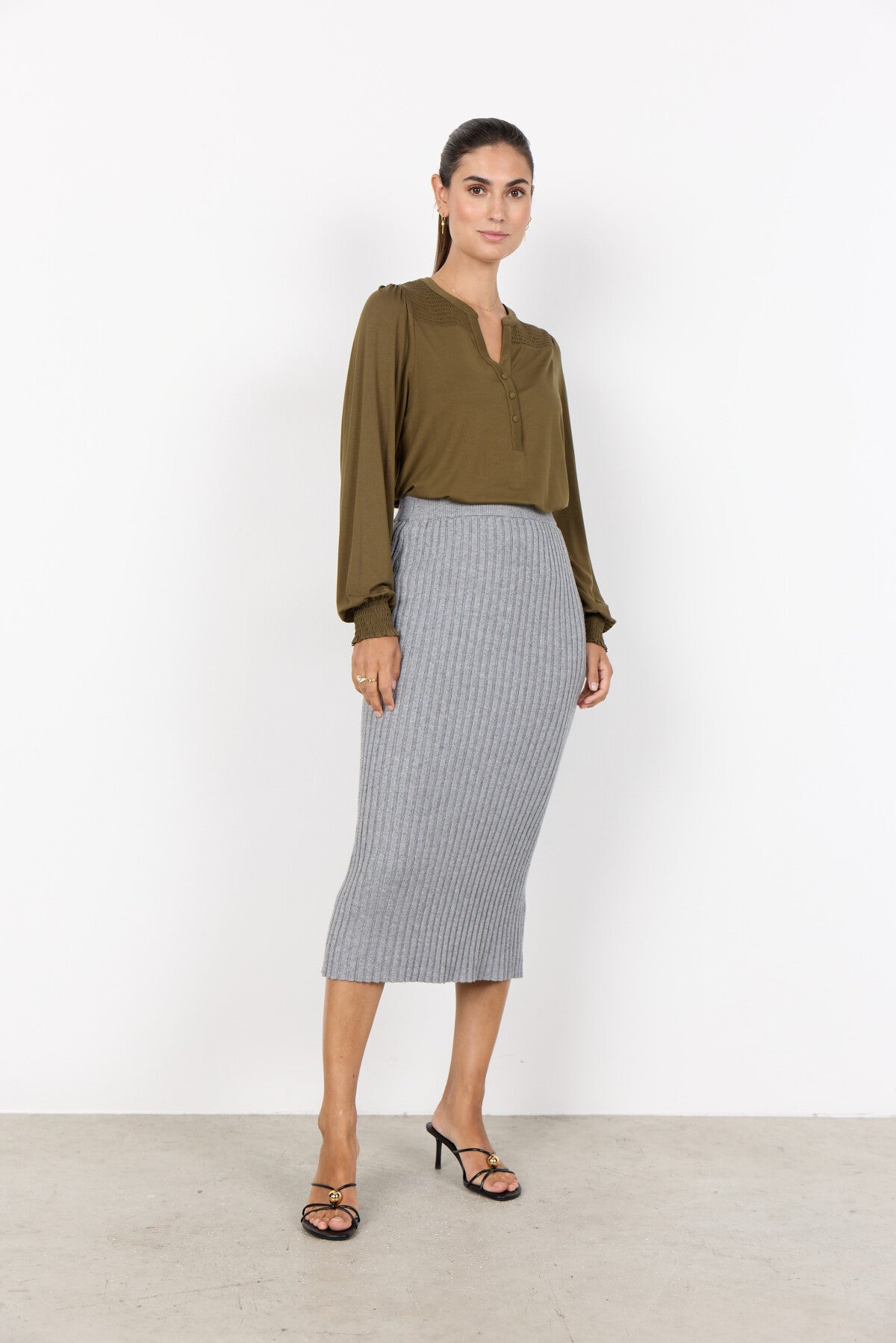 SC-MARICA 303 Blouse Dark green