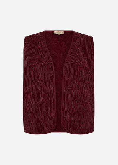 SC-BINDI 17 Waistcoat Bordeaux
