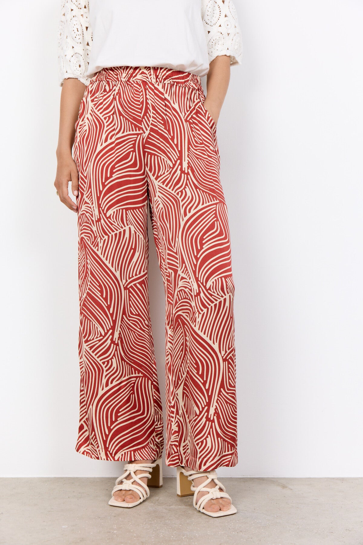 SC-SIGNORA 3-C Pants Rust red