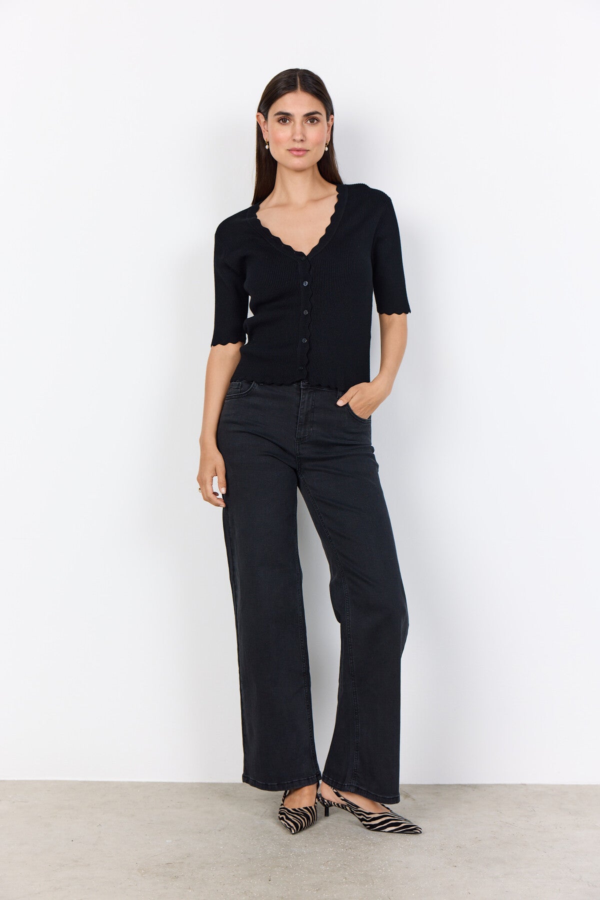 SC-DOLLIE 788 Cardigan Black