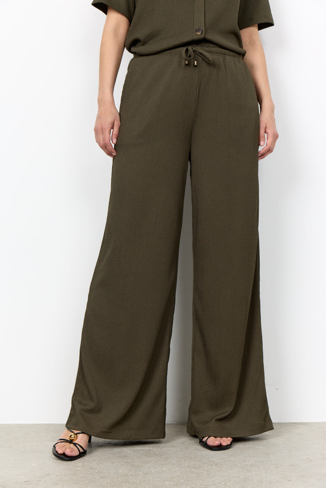 SC-DELAL 4 Pants in Green from soyaconcept | Soyaconcept.com