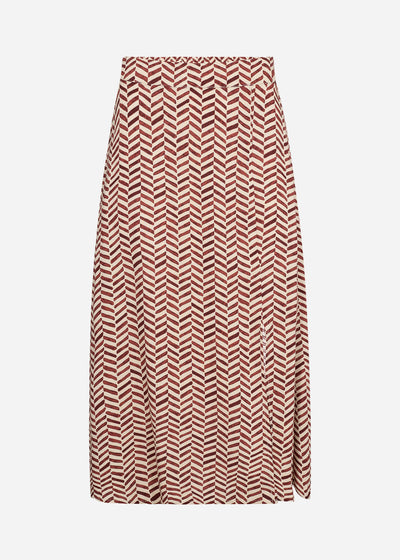 SC-SELIA 3 Skirt Rust red