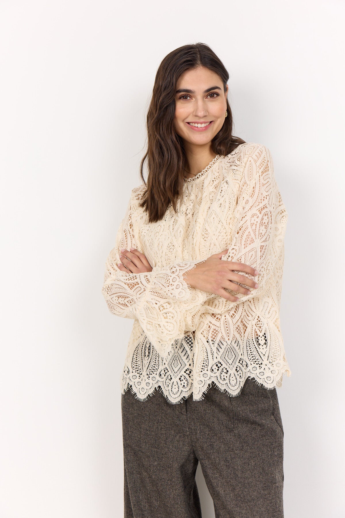 SC-VAHIDA 1 Blouse Cream