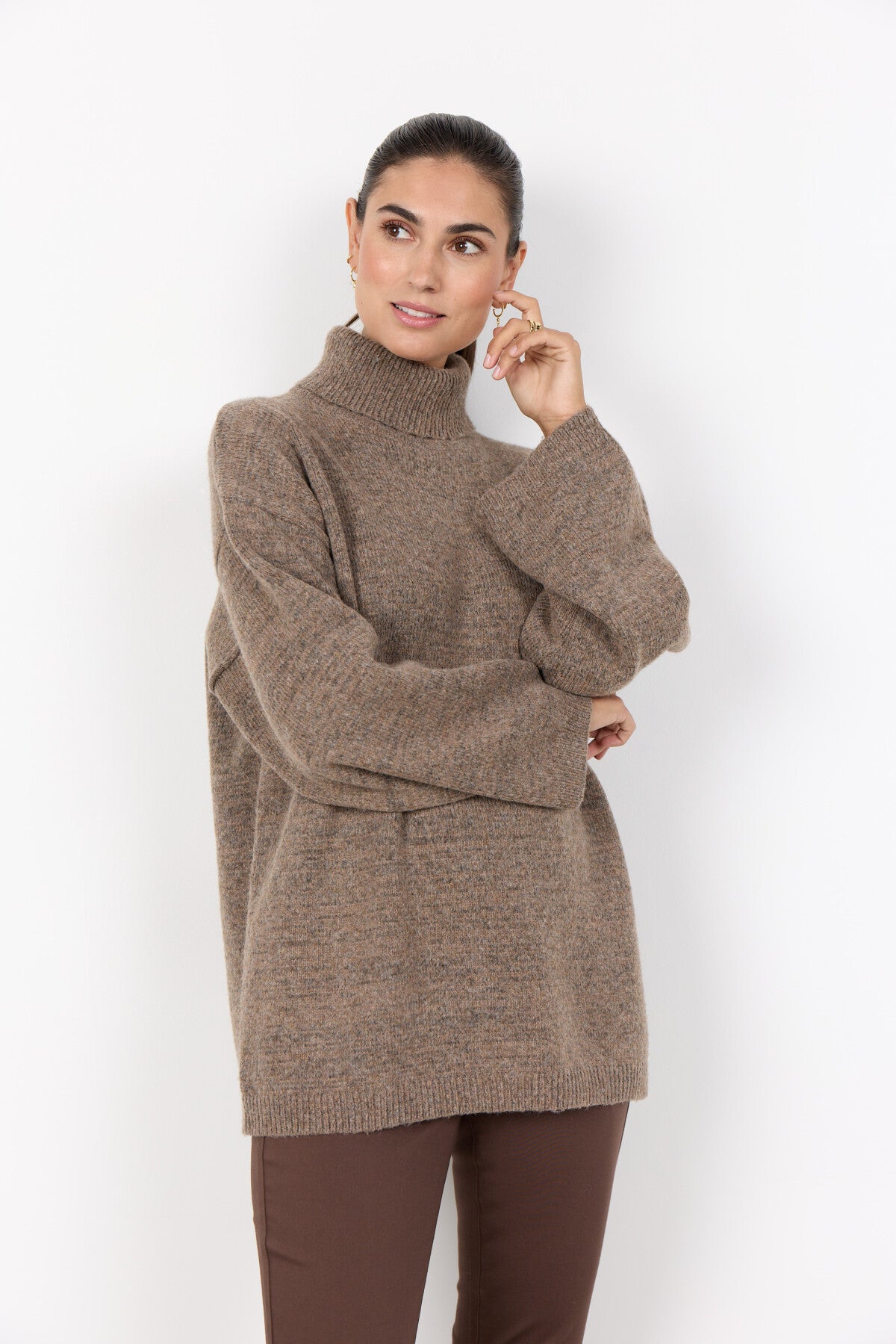 SC-VIDA 1 Pullover Dark sand
