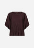 SC-JANICE 1 Blouse Dark plum