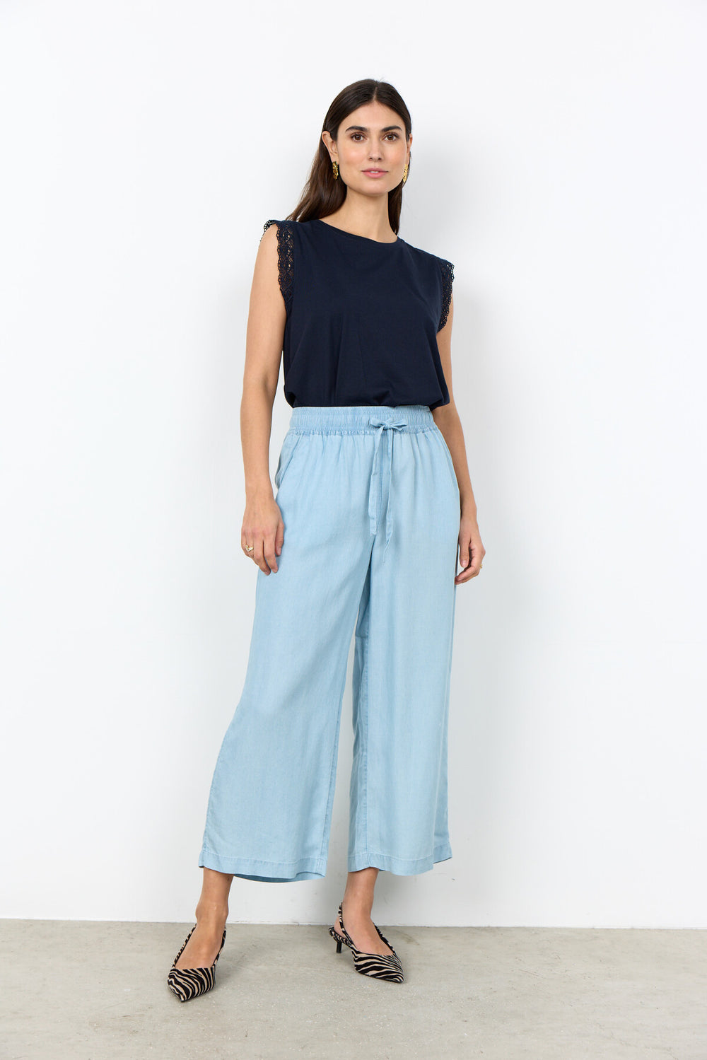 SC-LIV 25-C Pants in Light blue from soyaconcept | Soyaconcept.com