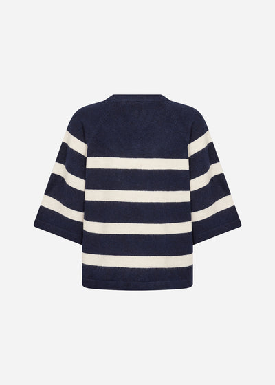 SC-ORLEAN STRIPE 5 Pullover Navy