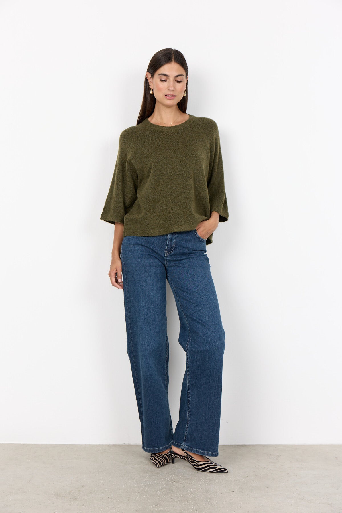 SC-ORLEAN 1 Pullover Dark green