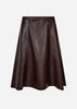 SC-BECKIE 18 Skirt Dark plum