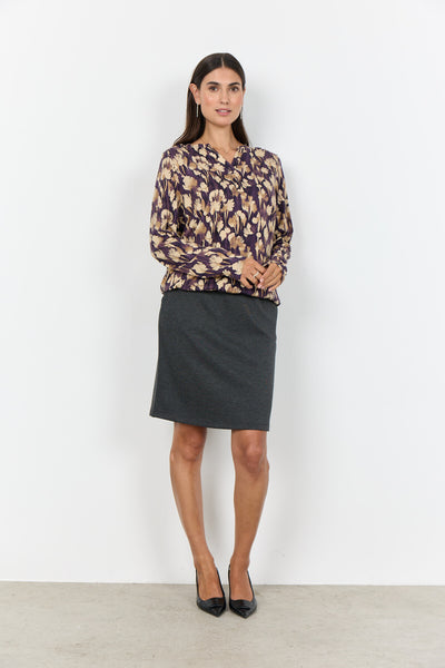 SC-FELICITY AOP 525 Blouse Purple