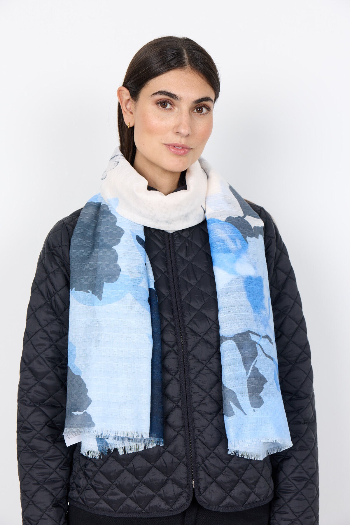 SC-BERTINA 1 Scarf Light blue