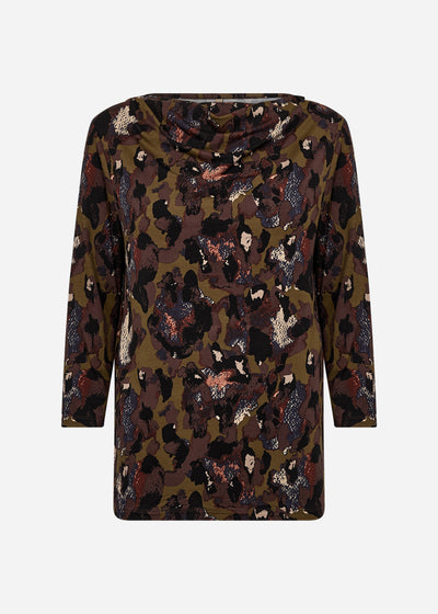 SC-MARICA AOP 342 Blouse Dark green